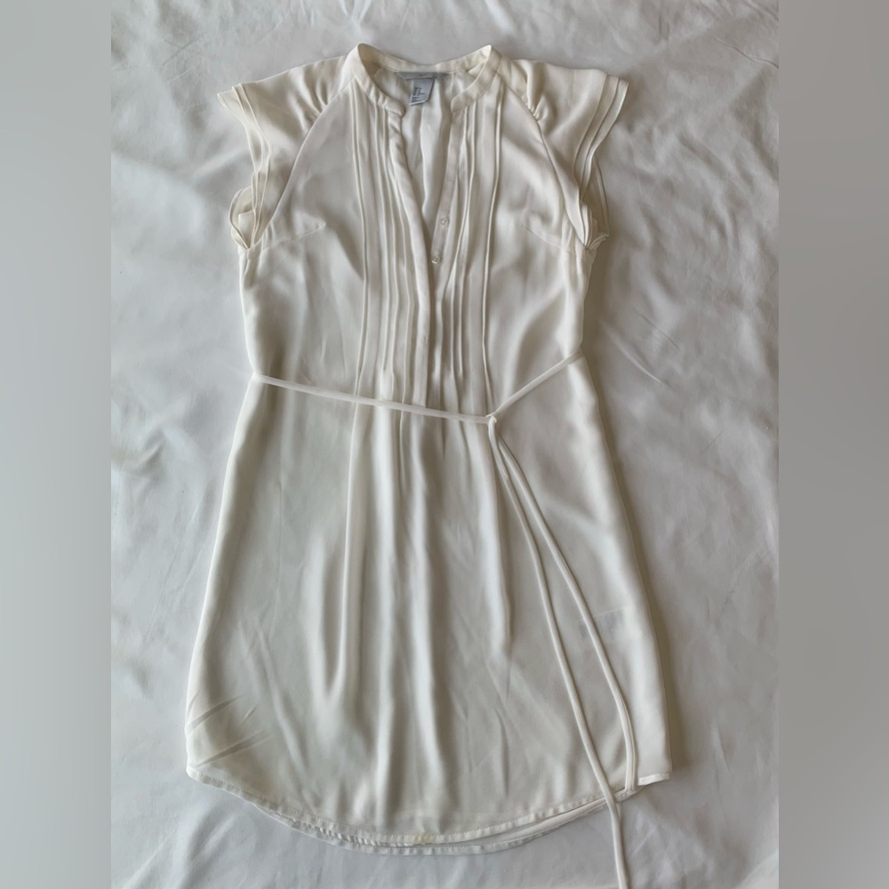 H&M off-white shift dress